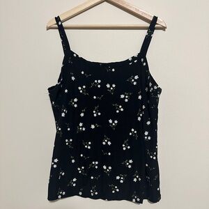 ☀️LuLaRoe Black Floral Camisole